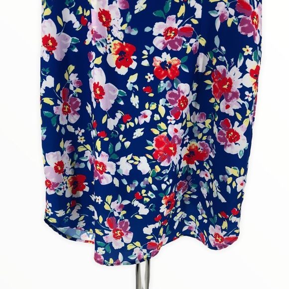 Yumi Kim Love Potion Mini Dress in Blue Floral Zippered Back size Medium - Picture 5 of 11